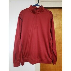 Nike Golf 1/2 Zip Pullover Men's XL Red Long Sleeve